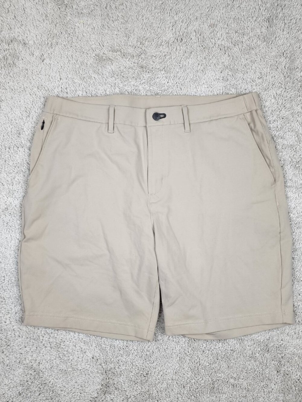 Public Rec Gamechanger Shorts Golf Chino Men’s Size 36 8” Inseam Beige Khaki USA - Picture 2 of 6